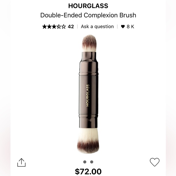 NWT HOURGLASS RETRACTABLE DOUBLE-ENDED COMPLEXION BRUSH - Picture 2 of 4